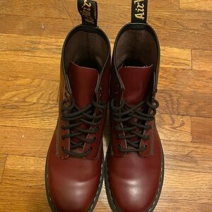 Dr. Martens  Burgundy Boots